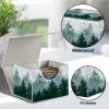 Card Deck Box for MTG Cards,100+ Single Sleeved Cards Trading Card Deck Case,Strong Magnet Magic Gathering Deck Box,PU Leather Trading Card Storage Box for TCG,MTG Cards,CCG,Misty Forest -1252 view 3