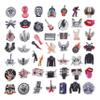 100 Pack Rock and Roll Stickers, Rock Star Party Favors, Birthday Decorations view 2