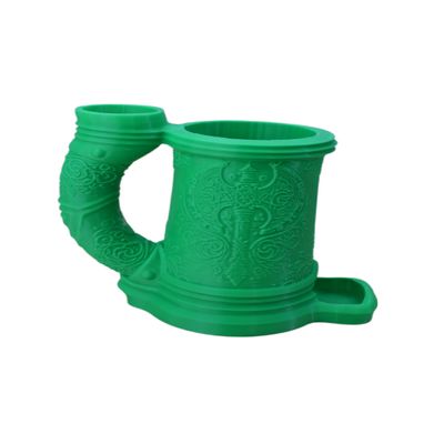 Barbarian Crest Dice Tower with Can Cozy & Storage - DND Dice Tower - Roleplaying Games Accessories - Tabletop RPG Dice Organizer - Dragon Dice Tower for Beer (Green)