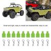 10Pcs RC Body Clips, Stable Reliable Small Compact Protective Replaceable Practical Remote Control Car Accessories for Axial SCX24 AXI90081 AXI00001 AXI00002 Remote Control Car (Green) view 3