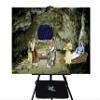 By Design Visuals Gospel Backpack  Portable Flannelgraph Kit with 2 Background Sets, Foldable Felt Board, Easel & Shelf, and 128 Figures for 15 Bible Stories  Christmas, Easter & Gospel Presentation view 2