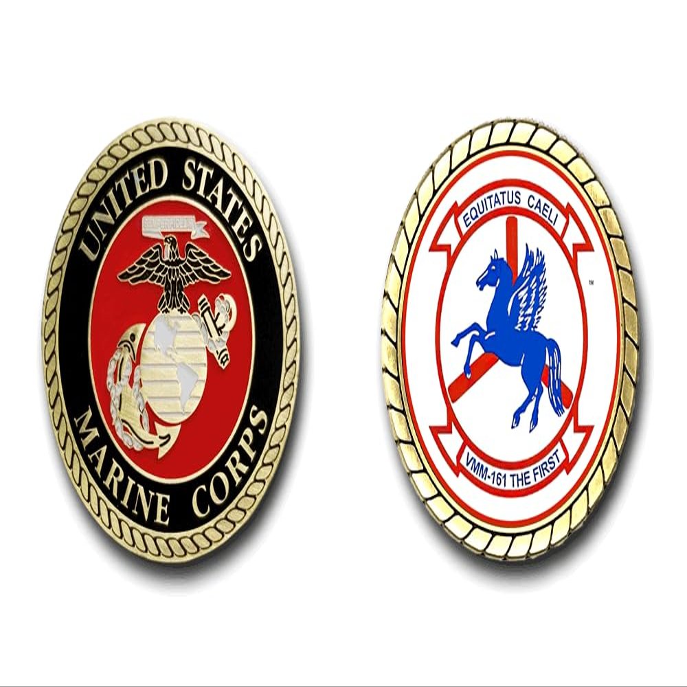 Military Productions VMM-161 Greyhawks US Marine Corps Challenge Coin