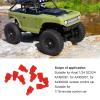 10Pcs RC Body Clips, Stable Reliable Small Compact Protective Replaceable Practical Remote Control Car Accessories for Axial SCX24 AXI90081 AXI00001 AXI00002 Remote Control Car (Red) view 3