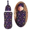 Muishi Neon Suns Moons Mandala Newborn Swaddle Blankets Hat Sets Soft Baby Receiving Blanket Swaddle Sack for Baby Shower Infant Boy Girl Gift view 1