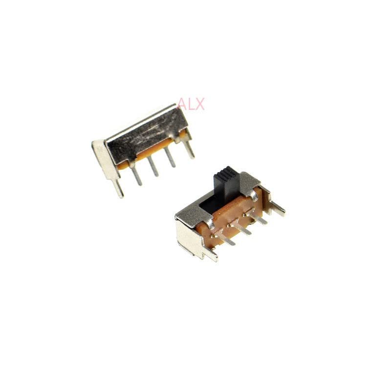PGMTDEFXJO 20PCS SK12f14 Toggle Switch 3PIN 1P2T Handle high 4MM Pitch 3.0MM 3MM Right Angle Slide Switches sk12f14VG4