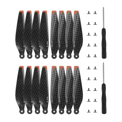 WABVAB 6030F Carbon Fiber Propeller Props Blade Light Weight Wing Fans for D-JI Mini 4 Pro Propeller Drone Accessories(6030F Props 16pcs)