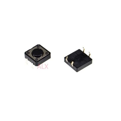 PGMTDEFXJO 30PCS 12X12x4.3mm 4PIN dip TACT Push Button Switch Key Power Tactile switches 12x12x4.3 12 * 12 * 4.3MM Light Touch