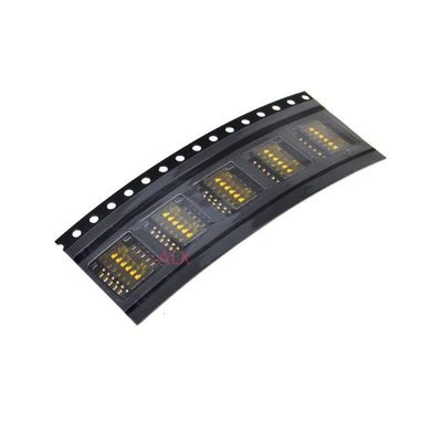PGMTDEFXJO 5PCS Gold Plated SMD SMT 6P 6-BIT Toggle Switch doule Row 6PIN Pitch 1.27MM 6 PIN Slide Switches 6 Position 12 PIN 6-Way