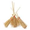 Odoria Dollhouse Straw Broom Miniature - 1/12 Scale Broomstick for Fairy Garden - Mini Witch Broom Decorative Craft - Tiny Besom Rustic for Halloween Thanksgiving Festival 5Pcs view 3