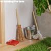 Odoria Dollhouse Straw Broom Miniature - 1/12 Scale Broomstick for Fairy Garden - Mini Witch Broom Decorative Craft - Tiny Besom Rustic for Halloween Thanksgiving Festival 5Pcs view 4