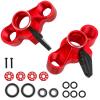 Aluminum Alloy Front Steering Blocks with Bearings for Arrma 1/8 Kraton Outcast Notorious 6S BLX - Upgrade Parts Replacement for AR330505 view 1