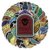 50PCS Potion Labels Stickers,Vinyl Waterproof Halloween Wine Bottle Glassy Bottle Stickers for Kids Teens Retro Magic Potion Stickers for Water Bottle, Laptop, Cup, Skateboard, Phone view 1