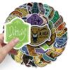 50PCS Potion Labels Stickers,Vinyl Waterproof Halloween Wine Bottle Glassy Bottle Stickers for Kids Teens Retro Magic Potion Stickers for Water Bottle, Laptop, Cup, Skateboard, Phone view 3
