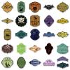 50PCS Potion Labels Stickers,Vinyl Waterproof Halloween Wine Bottle Glassy Bottle Stickers for Kids Teens Retro Magic Potion Stickers for Water Bottle, Laptop, Cup, Skateboard, Phone view 4