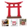 PRETYZOOM 3pcs Japanese Zen Garden Miniature Gate Micro Landscape Decor Home Garden Decoration view 4