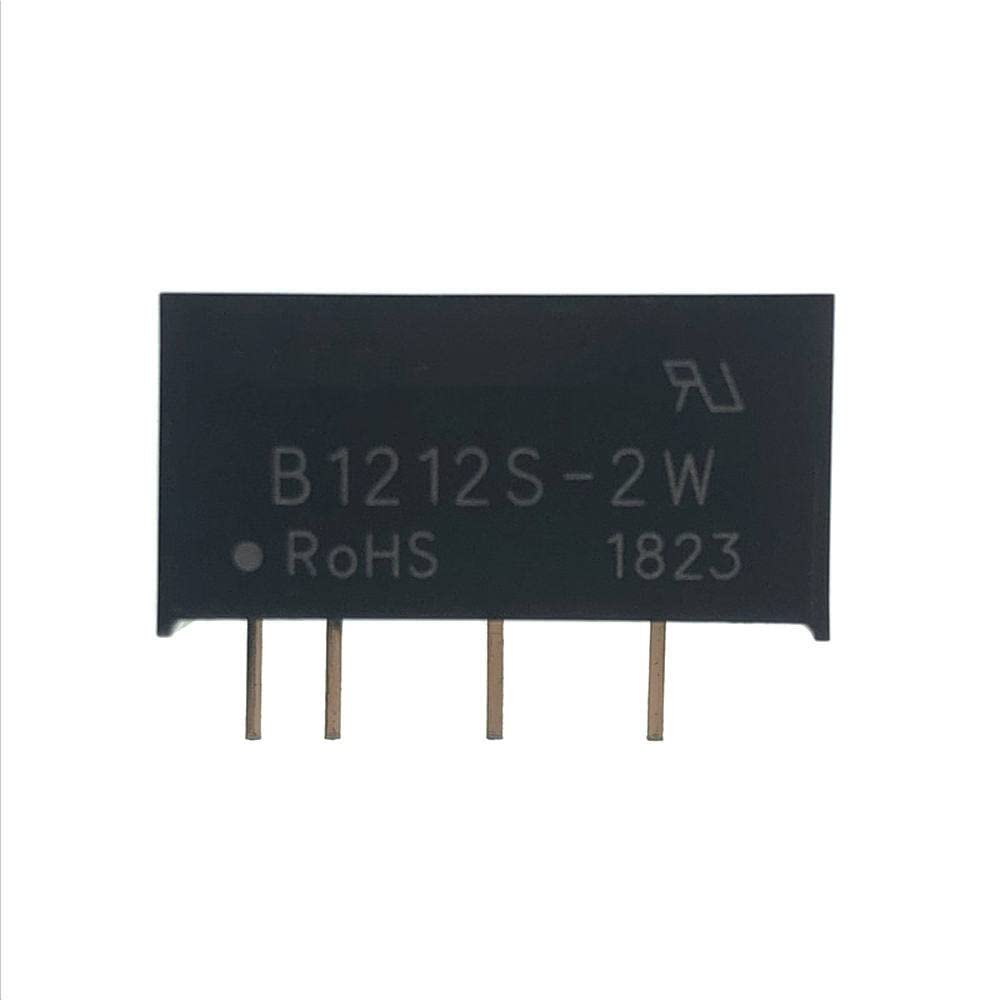 POWTAXBJGD 5pcs B1212S-2W SIP-4 B1212S SIP4 1212S Switching Power Supply Module DCDC12V to 12V Isolated Power chip