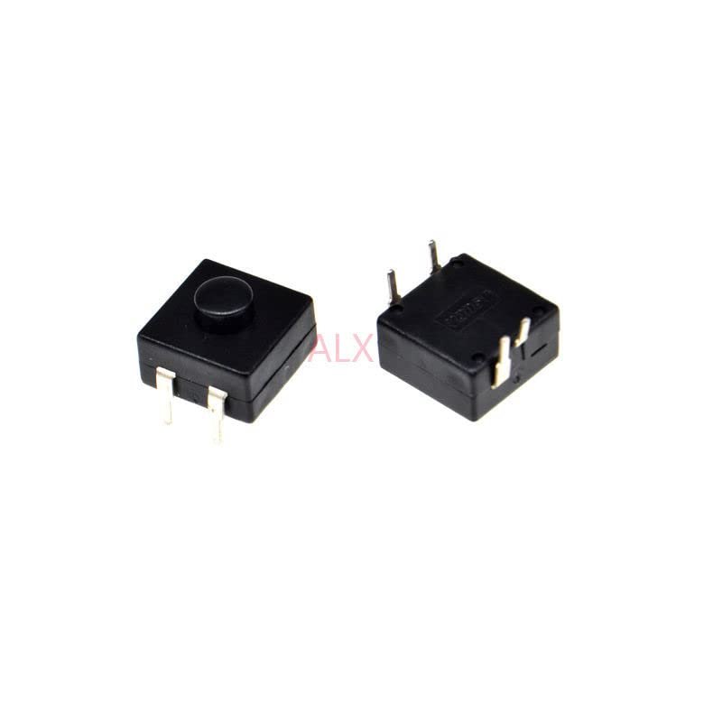 PGMTDEFXJO 10PCS 1212-214A 12X12mm 4PIN dip Flashlight Push Button Switch ON-ON-Off Key Power switches 12x12 12 * 12MM Light Touch