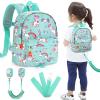 Accmor Toddler Backpack Leash, Cute Baby Backpacks with Anti Lost Wrist Link, Mini Kids Backpack Harness Leash for Outdoor Travel, Adorable Unicorn Backpack Tether Walking Harness for Girls 1-3 view 1
