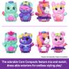 Polly Pocket Dolls and Playset, Sleepover Puppy Compact, Travel Toy with 1 Micro Doll, Pet Dogs, Food & Fashion Styling Accessories view 3