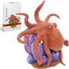 Gemini&Genius Octopus Toys for Kids, Realistic Octopus Action Figure, Marine Animal Figurine Toy, Under The Sea Life Figure Educational Gift, Display and Play Toy, Collection Toys for Kids view 1