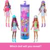 Barbie Color Reveal Fashion Doll & Accessories with 6 Surprises, Disco Star Series with Metallic Shine & Color-Change Bodice (Styles May Vary) view 3