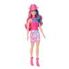 Barbie Color Reveal Fashion Doll & Accessories with 6 Surprises, Disco Star Series with Metallic Shine & Color-Change Bodice (Styles May Vary) view 4