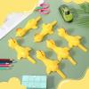 RoundFunny 12 Set Extended Version Slingshot Chickens with Cardboard Target 6.3 Inch Rubber Flying Chicken Finger Shooting Chickens Squeeze for Party Favors Activity Gift view 2