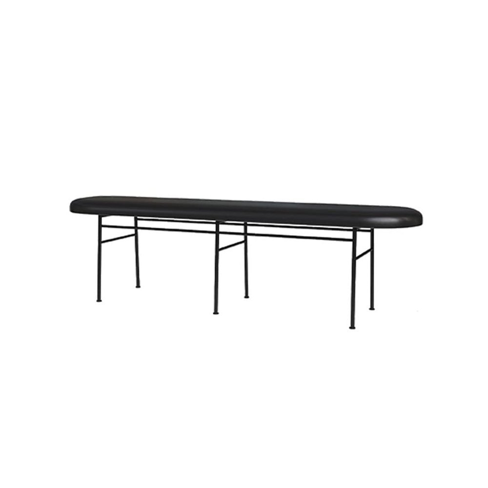 RENEESME Foot Stool for Bed Bed End Stool with Upholstery Bedroom Leather Sofa Stool Dining Table Long Bench Bench Home Changing Shoe Stool Porch Stool Bed Step Stools for High Beds, 130x37x45cm