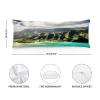 Hawaii Cotton Body Pillow for Side Sleeper Hawaii Scenery Cityscape Body Pillow for Pregnant Women Long Pillow Case with Zipper Pillow Case Bedroom Decor 20x59in view 2