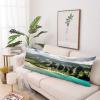 Hawaii Cotton Body Pillow for Side Sleeper Hawaii Scenery Cityscape Body Pillow for Pregnant Women Long Pillow Case with Zipper Pillow Case Bedroom Decor 20x59in view 3