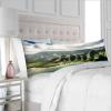 Hawaii Cotton Body Pillow for Side Sleeper Hawaii Scenery Cityscape Body Pillow for Pregnant Women Long Pillow Case with Zipper Pillow Case Bedroom Decor 20x59in view 4