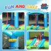 Action Air Bounce House, Outdoor Inflatable Bouncer with Blower, Large Jumping Area Bouncy Castle for Kids view 4
