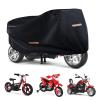 Kids Bike Cover Waterproof Outdoor,GRABADO Heavy Duty 420D Kids Motorcycle Bike Cover,Universal Children's Tricycle Cover with 4 Reflective Strips and Windproof Buckle,Small Kids Ride On Toy Car Cover view 1