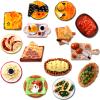 14 Pcs Mexican Miniature Food Set Fiesta Dia De Los Muertos Ofrendas Mexican Food Day of The Dead Offerings for Dollhouse Kitchen Cooking Game Party view 1