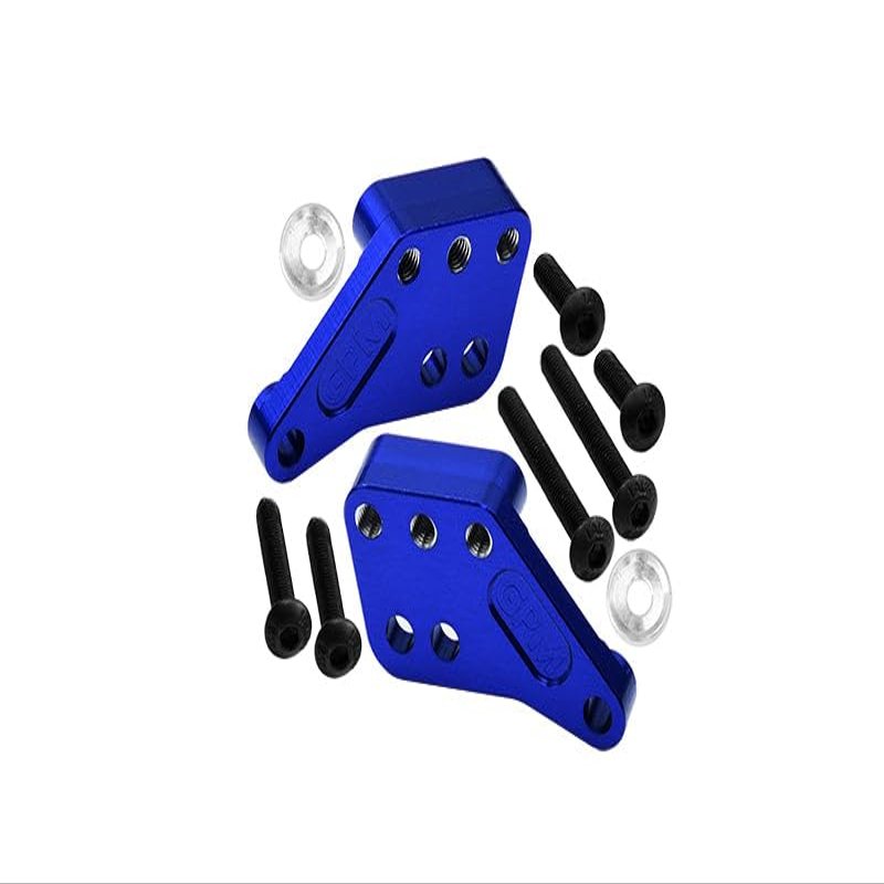 Aluminum 7075 Alloy Front Or Rear Shock Mount for Traxxas 1:8 4WD Maxx Slash 6S-102076-4/1:10 4WD Maxx-89076-4 Monster Truck Upgrades - Blue