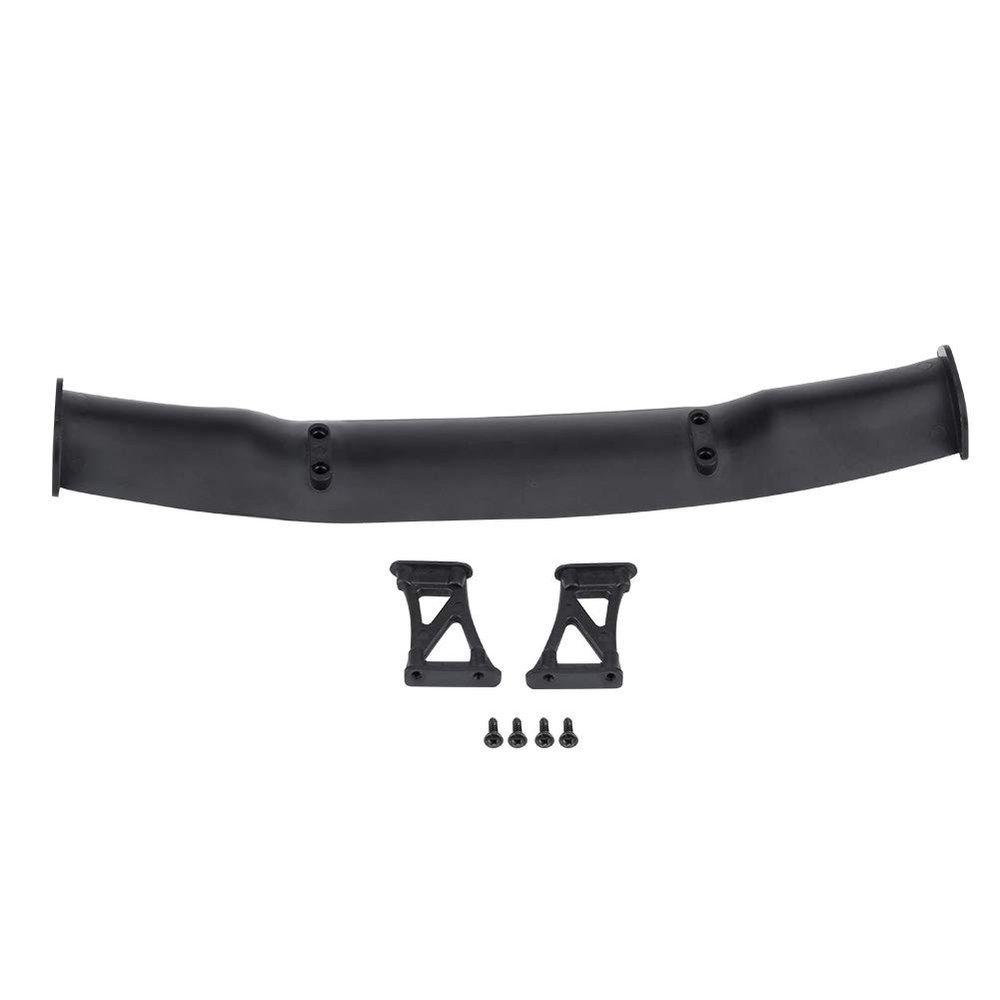 Alomejor 1/10 RC Car Body Wing Spoiler Body Shell Rear Spoiler Tail Wing Side Mirror Toy Vehicles Parts for Drifting RC Car