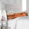 Denver Cotton Body Pillow for Side Sleeper Denver City View Body Pillow for Pregnant Women Long Pillow Case with Zipper Pillow Case Bedroom Decor 20x59in view 4