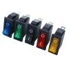 PGMTDEFXJO Rocker Switch 5Pcs On-Off 3Pin DPST Rocker Switch 15A/20A 250V/125VAC (Color : Red)(Black) view 4