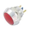 PGMTDEFXJO AC 250V Control Electrical 3A Two Pin Terminals Round Button Metal Push Button Switch view 1