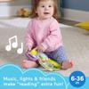 Fisher-Price Baby Toy Purple Monkey Musical Storybook with Lights & Sounds for Infants & Toddlers Ages 6+ Months view 2