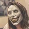 5 PCS Horror Halloween Mask Smiling Devil Horror Mask Horror Horror White Mask Role Playing Mask With Eyes (White) view 4