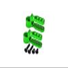 Aluminium 7075 Alloy Steering Servo Holders 25T for Traxxas 1:10 E-Revo Brushless/E-Revo VXL 2.0 / Revo 3.3 / Slayer Pro 4X4 / Summit/T-Maxx 3.3/1:7 XO-1 Upgrade Parts - Green view 1