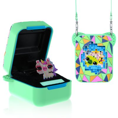 FIOPAZ Silicone Case for Bitzee Magicals Digital Pet, Skin Sleeve for Bitzee Magicals Interactive Digital Pet Protective for Girls & Boys with Lanyard (Mint Green)