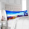 Indianapolis Cotton Body Pillow for Side Sleeper Body Pillow for Pregnant Women Long Pillow Case with Zipper Pillow Case Bedroom Decor 20x59in view 4
