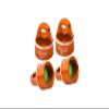 Aluminum 7075 Alloy Shock Cap For GPM Optional And Original Shock Absorbers For Traxxas 1/8 4WD Sledge Monster Truck 95076-4 Upgrades - Orange view 1