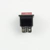 PGMTDEFXJO Rocker Switch 2pcs KCD4 201 Rocker Switch Power Switch On/Off 4/6 Pins Light 16A /250VAC 20A/ 125VAC (Color : 6pin Red)(4pin Black) view 4