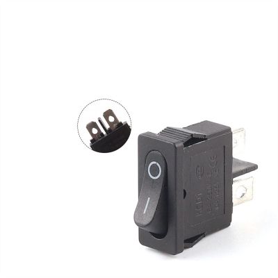 Rocker Switch 5 PCS/Lot KCD1 21X9.5mm 2Pin 2 Position Rocker Switch Snap in ON-Off Black Red White Push Button Boat Switch 6A 250V/10A 125V (Color : 2pin Red Black, Size : 5 PCS)(2pin Black Black)