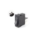 Rocker Switch 5 PCS/Lot KCD1 21X9.5mm 2Pin 2 Position Rocker Switch Snap in ON-Off Black Red White Push Button Boat Switch 6A 250V/10A 125V (Color : 2pin Red Black, Size : 5 PCS)(2pin Black Black) view 1