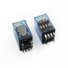 PGMTDEFXJO 1Pcs MY4NJ Electronic Mini Electromagnetic Relay 5A 14PIN Coil 4DPDT DC12V 24V AC110V 220V Green LED Indicator Relay Switch (Size : DC 12V)(DC 12V) view 4