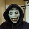 5 PCS Horror Halloween Mask Smiling Devil Horror Mask Horror Horror White Mask Role Playing Mask With Eyes (Green) view 3